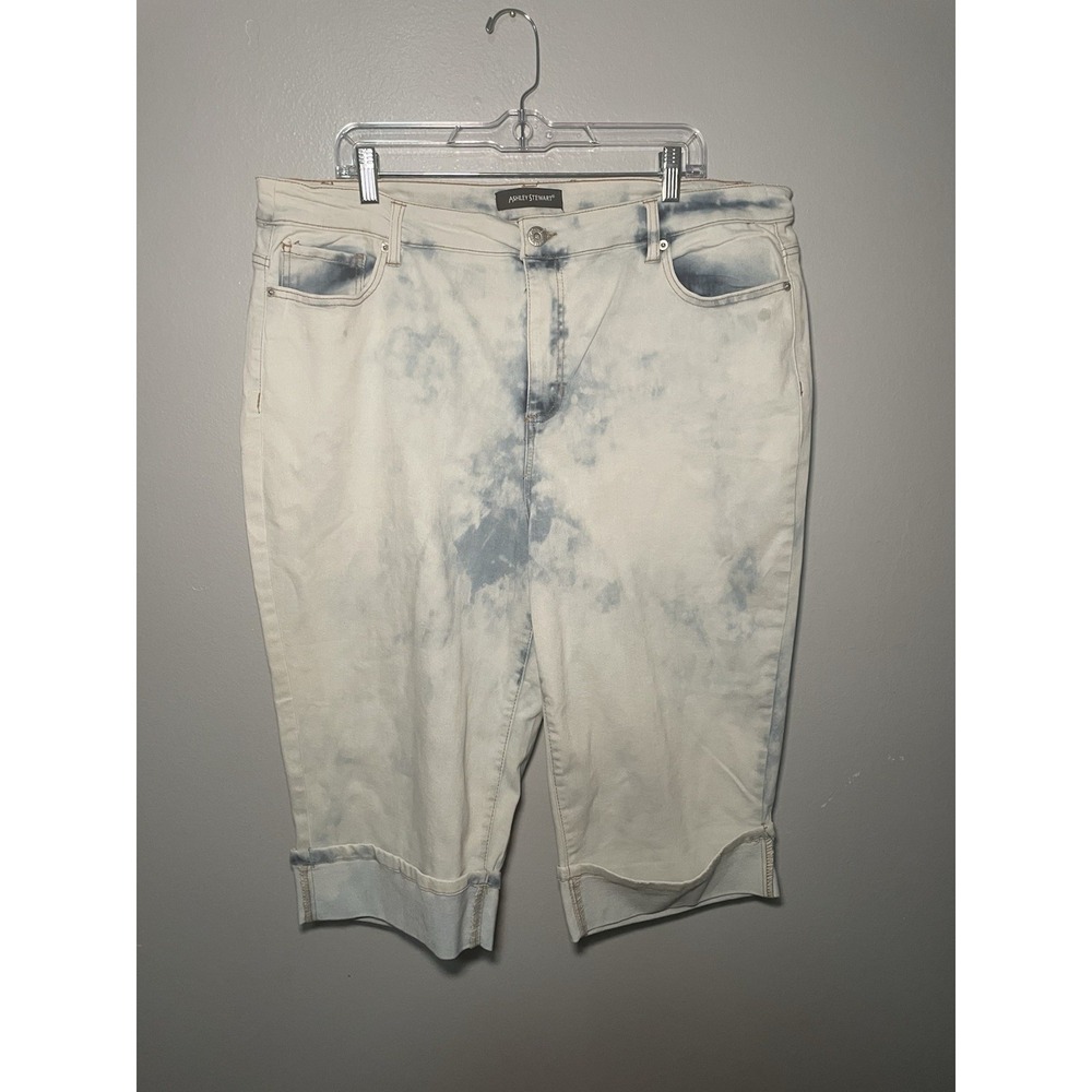 Ashley Stewart Acid Wash Jeans With Pockets Size 20
